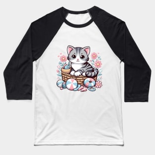 Cat miaw Baseball T-Shirt